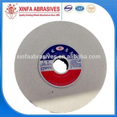 White water abrasive grinding wheels for detal